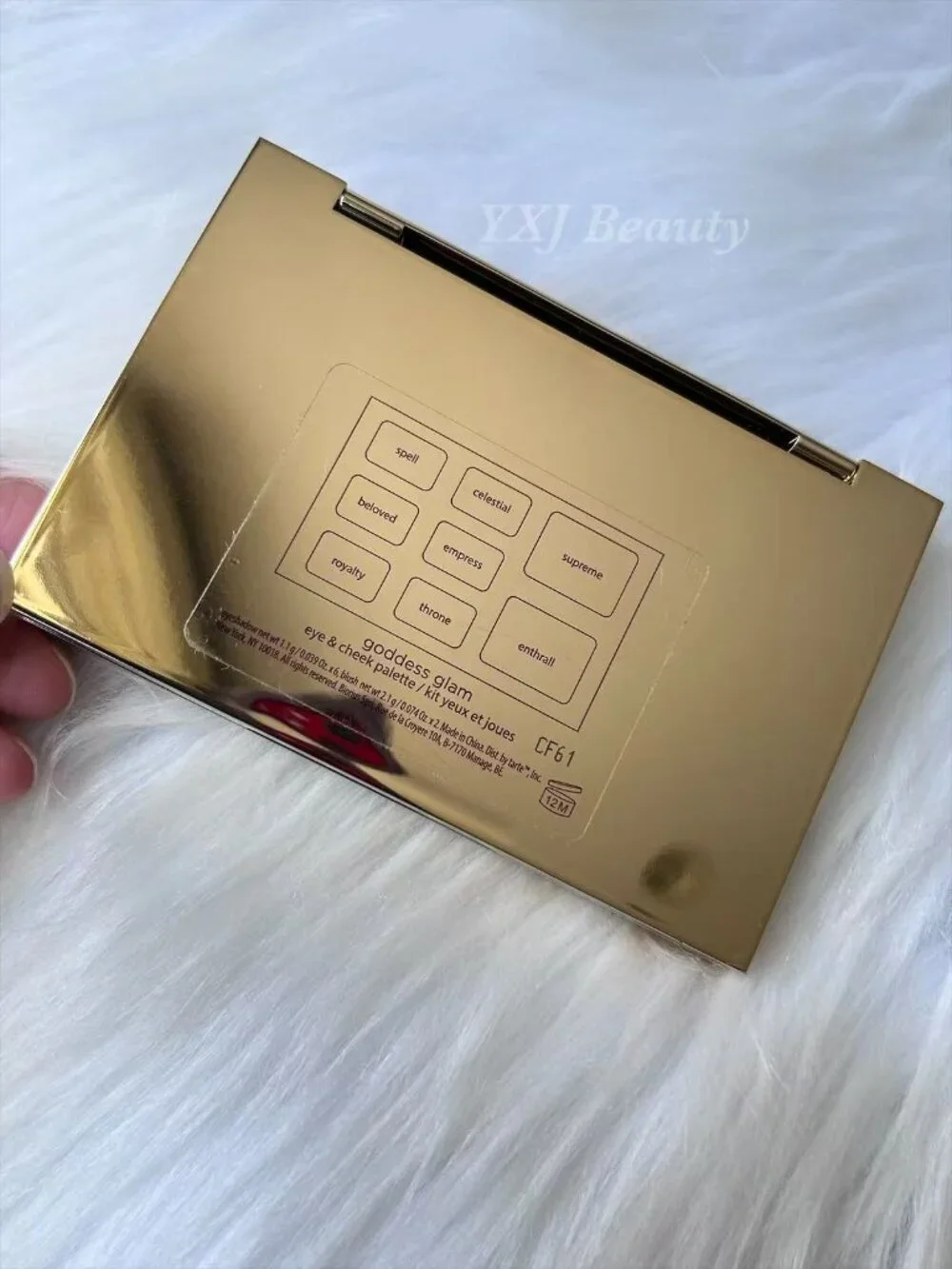 New TARTE Goddess Glam Eye & Cheek Palette~Full Size~Limited Edition